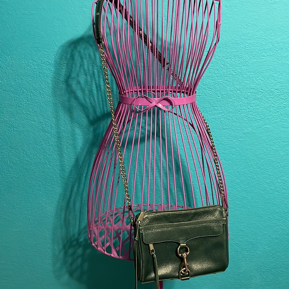 Mini M.A.C. Green Leather Crossbody Bag by Rebecca Minkoff - Picture 2 of 10